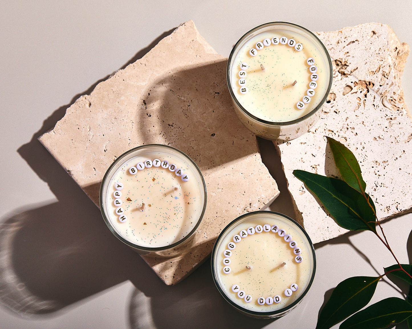 Custom Message Candles