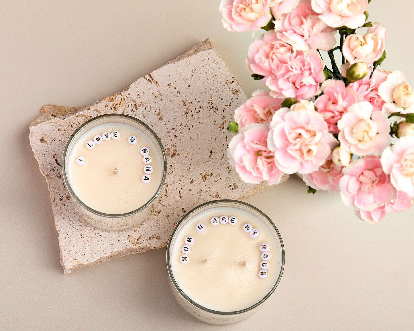 Custom Message Candles