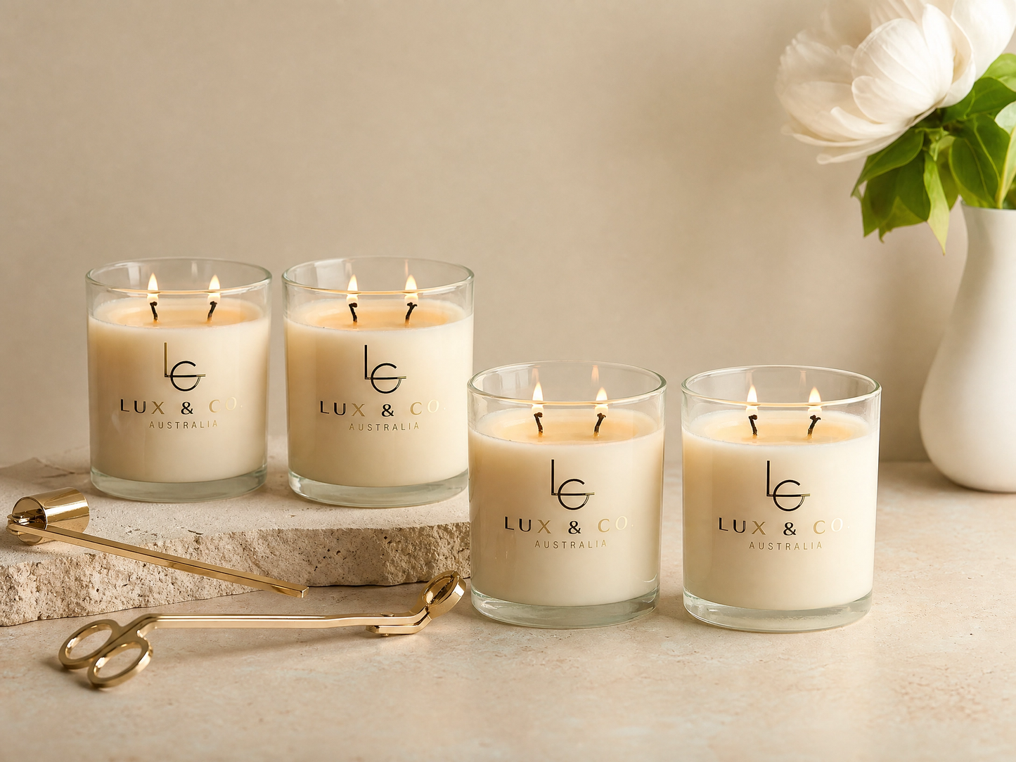 Pack of 4 Candle - Double Wick