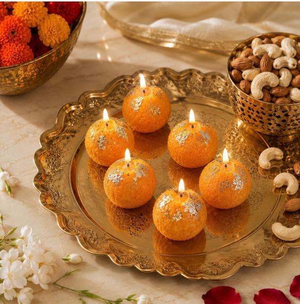 Ladoo Candles